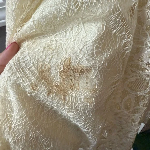 Free People Cream Lace Chemise - Picture 7 of 7